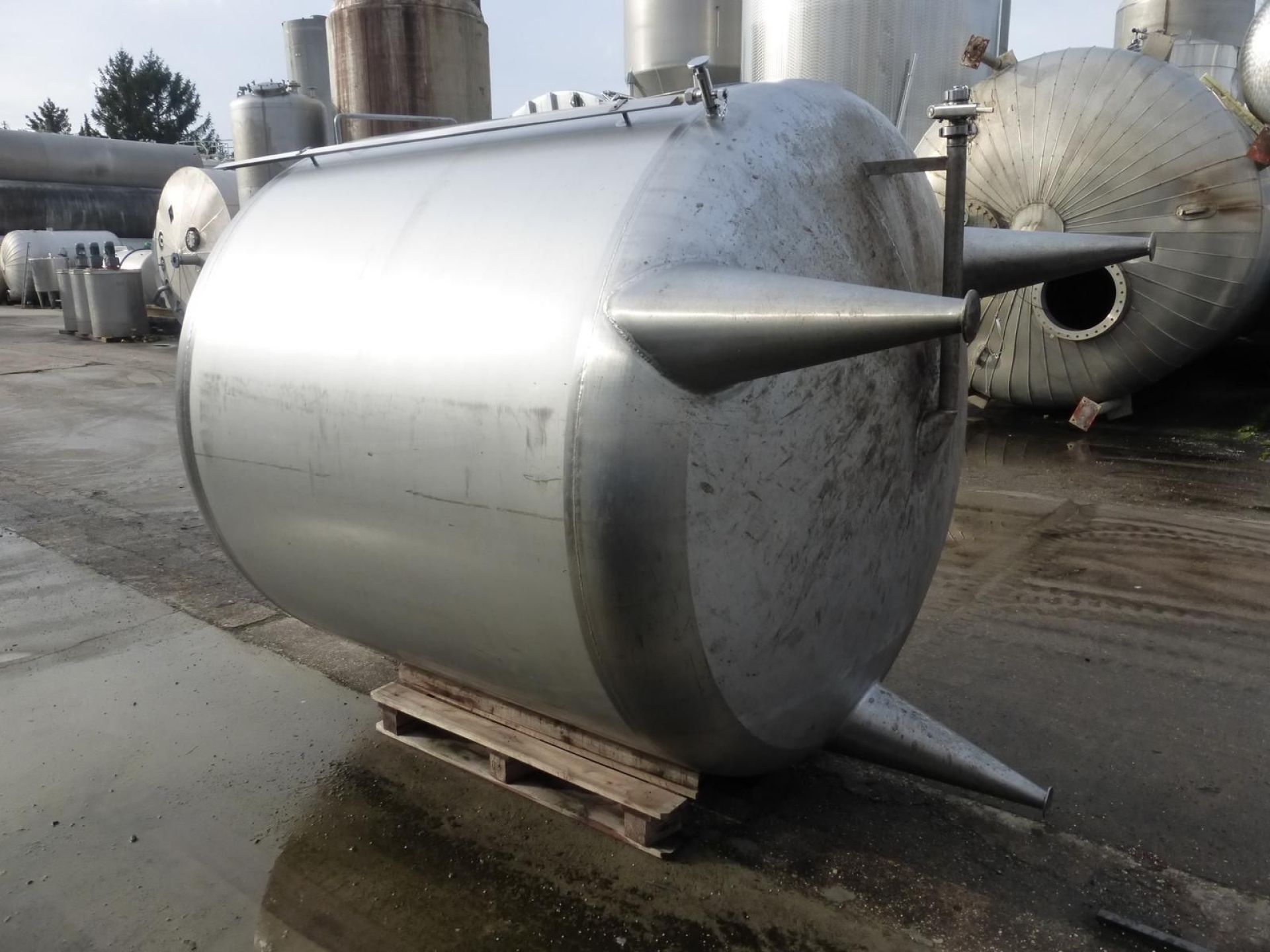Lagerbehälter aus Edelstahl (V2A), Weinlagertanks (2)