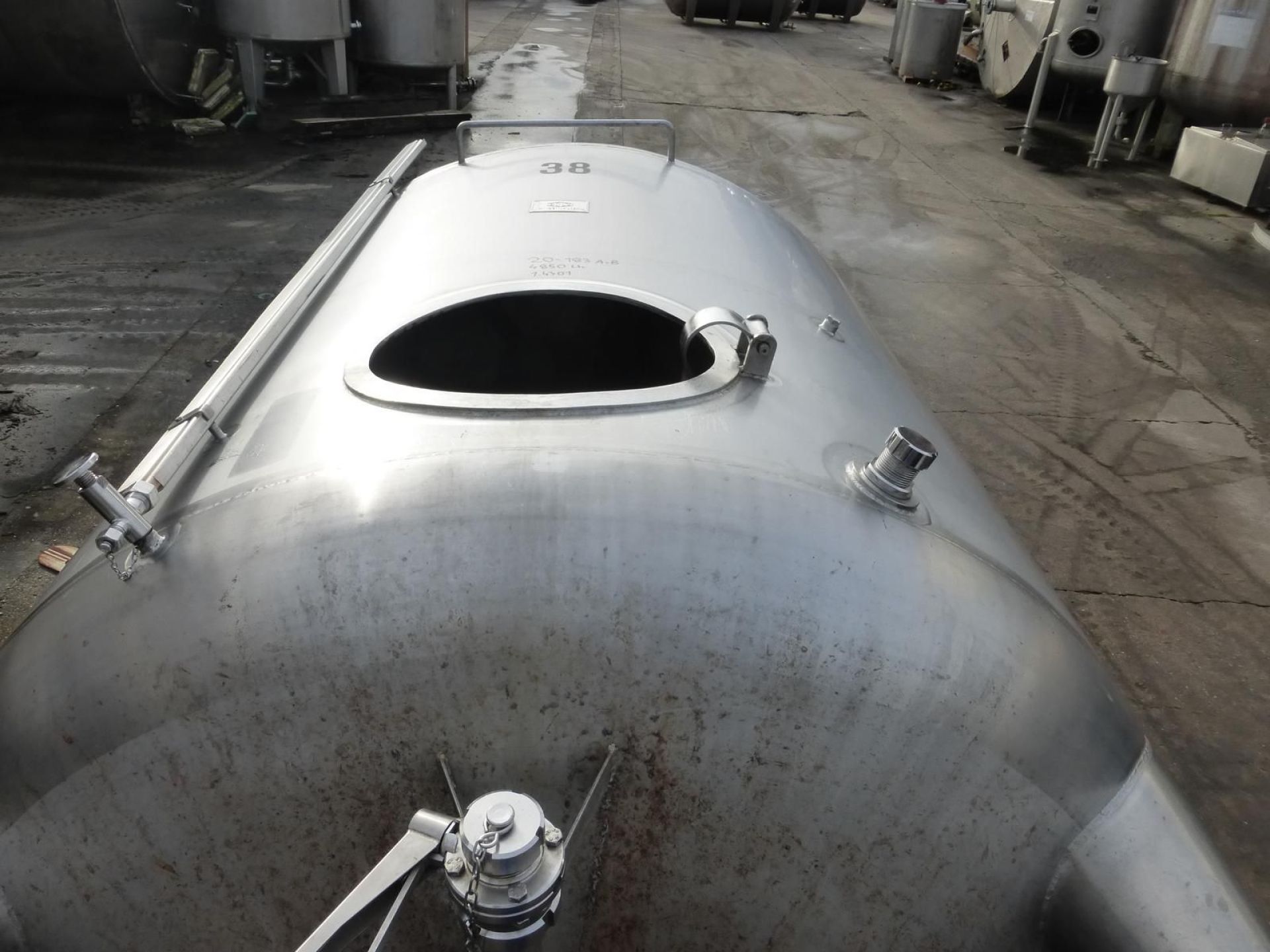 Lagerbehälter aus Edelstahl (V2A), Weinlagertanks (4)