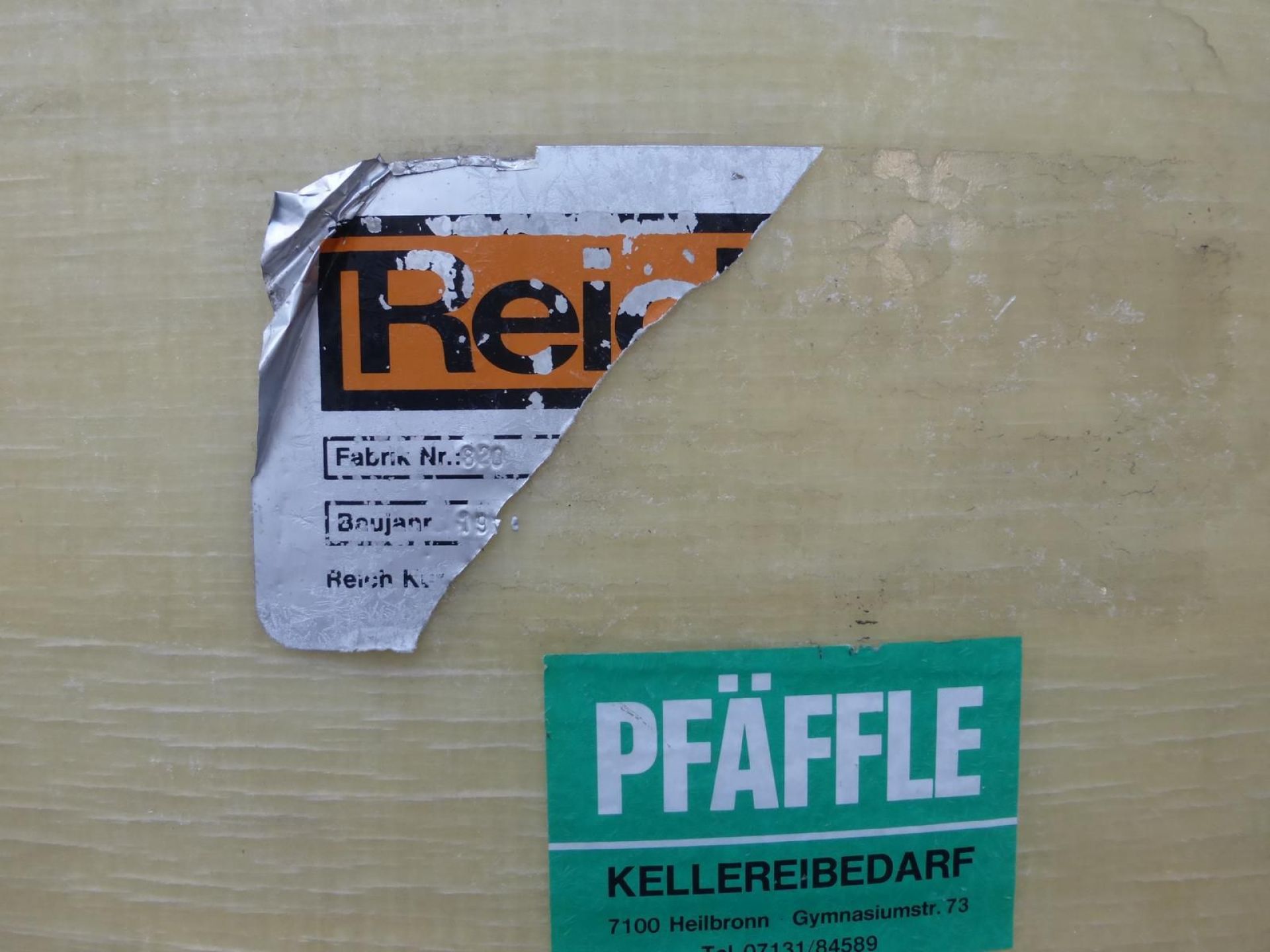 Lagerbehälter aus GFK, Maischebehälter (3)