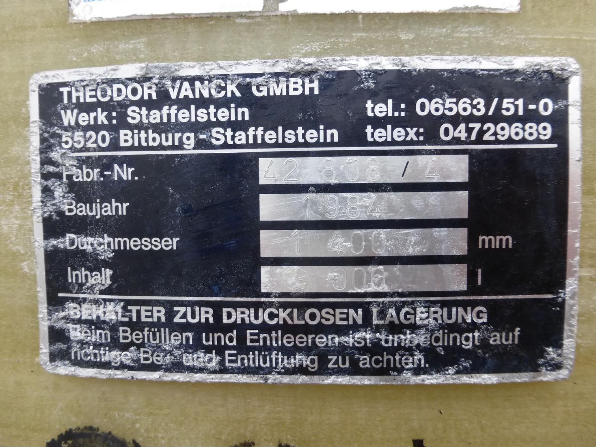 Lagerbehälter aus GFK, Flachboden (5)