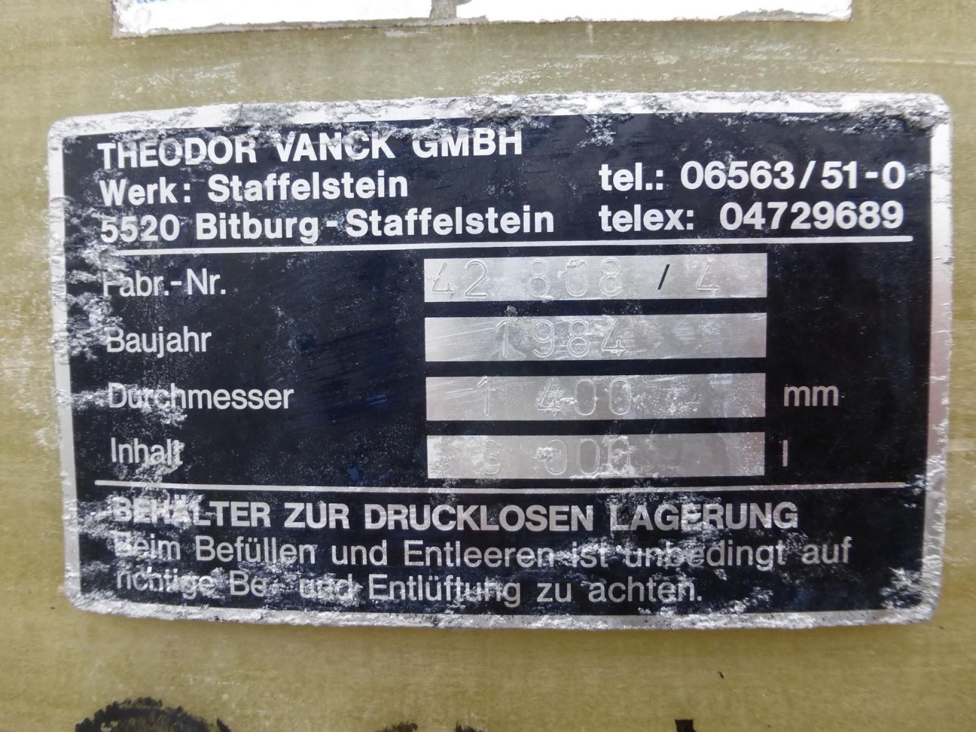 Lagerbehälter aus GFK, Flachboden (5)