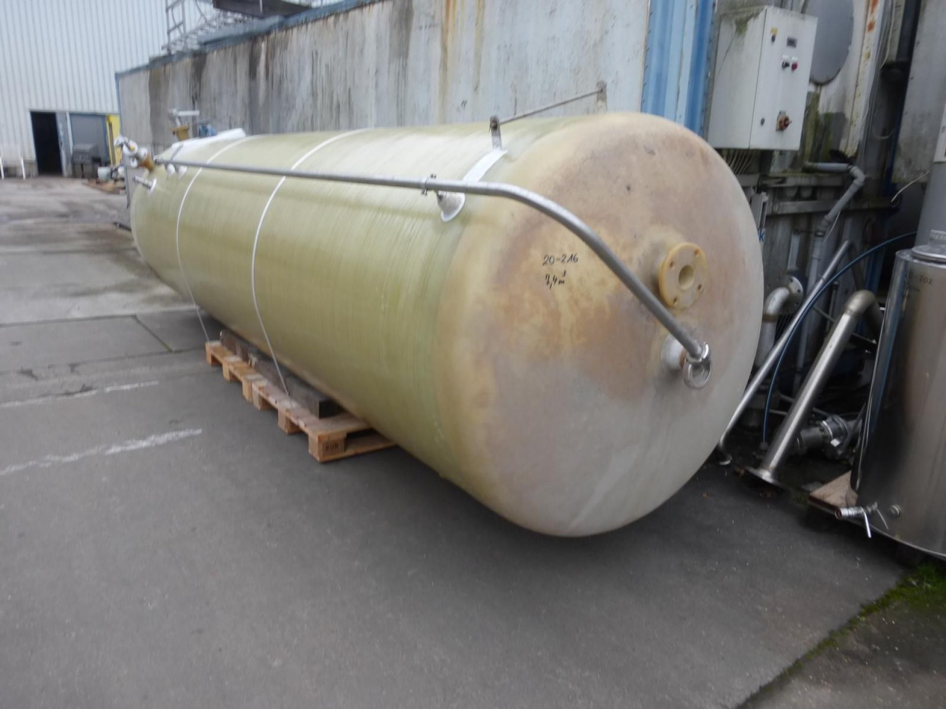 Lagerbehälter aus GFK, Flachbodenbehälter (4)