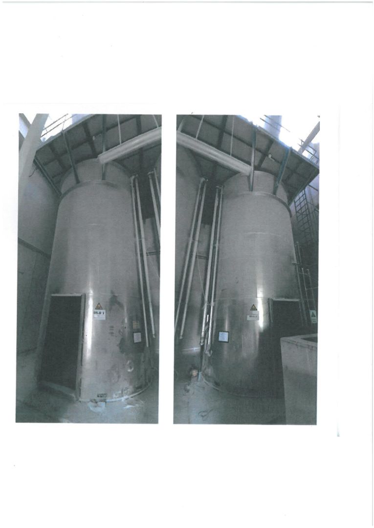 Lagersilo aus Aluminium, auf Fu&szlig;ring (St&auml;rkesilo) (1)