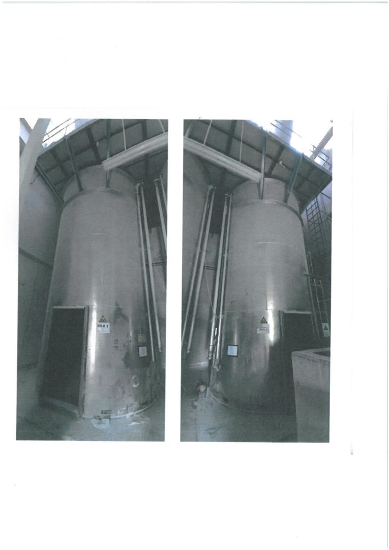 Lagersilo aus Aluminium, auf Fu&szlig;ring (St&auml;rkesilo) (1)