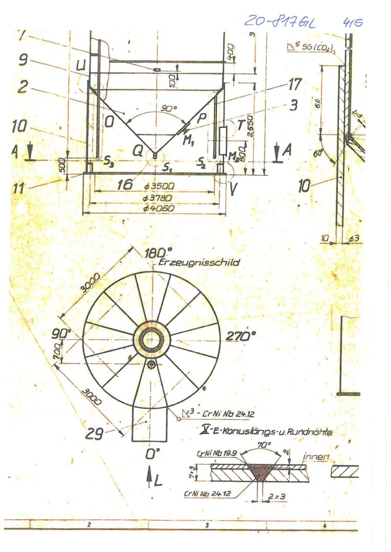 Druckbehälter aus Edelstahl, stehend, isoliert (4)