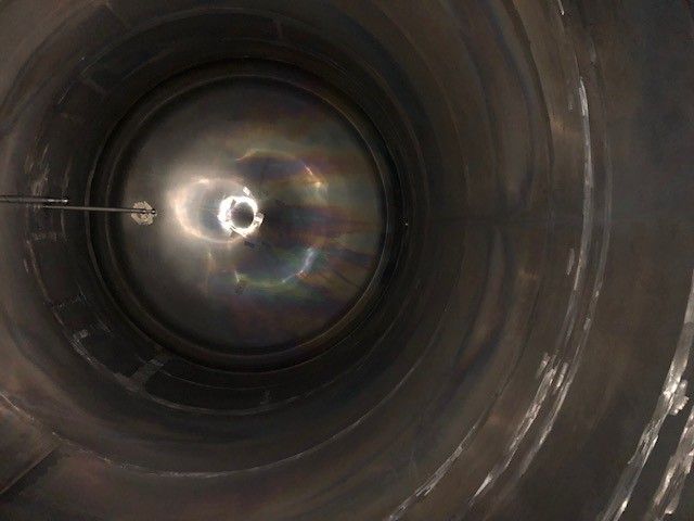 Druckbehälter aus Edelstahl (V2A), liegend (2)