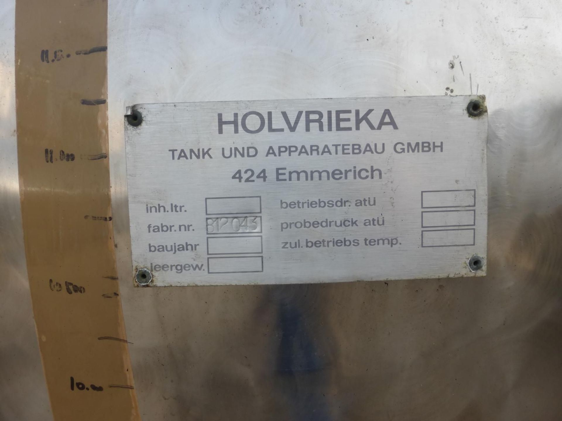 Lagerbehälter aus Edelstahl (V2A), liegend (3)