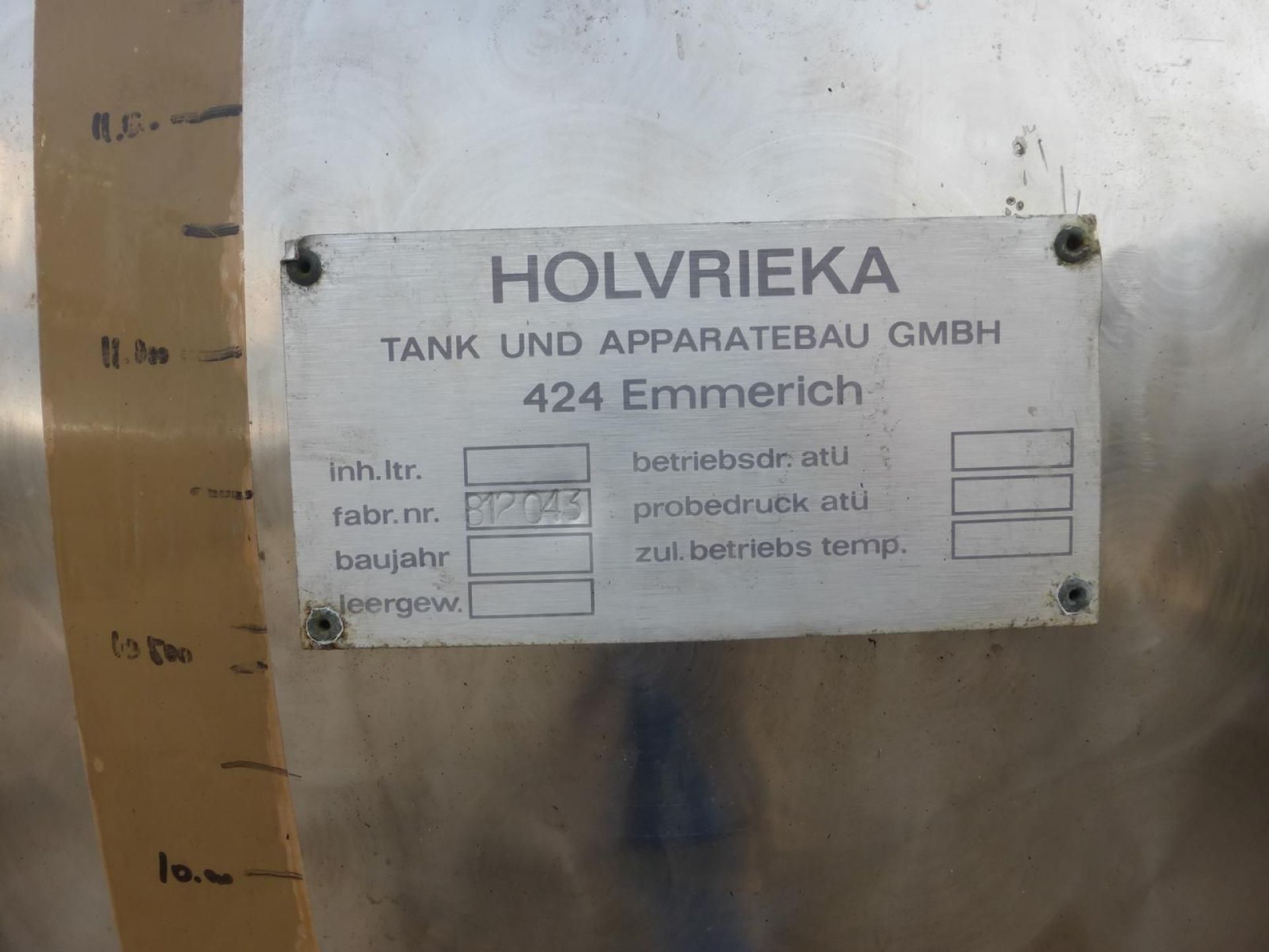 Lagerbehälter aus Edelstahl (V2A), liegend (3)