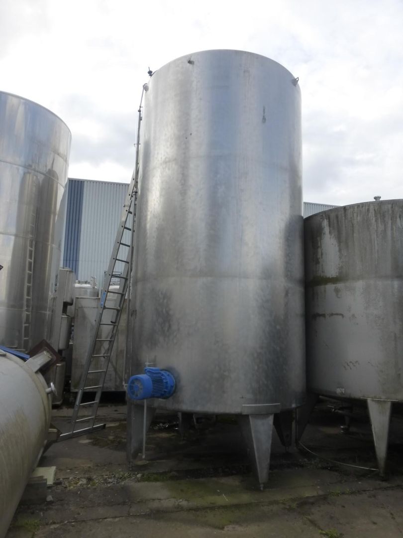 Edelstahl-R&uuml;hrwerkbeh&auml;lter aus V2A, stehend (1)