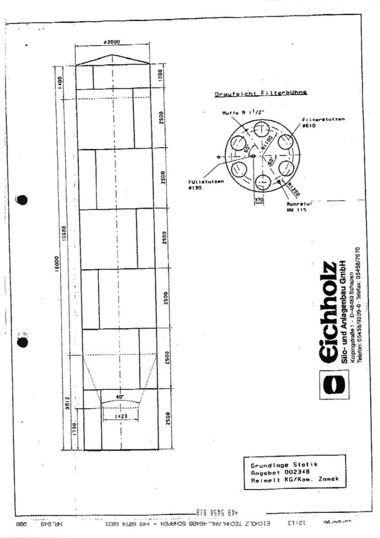 Aluminiumsilo mit langer Standzarge + Filterhaus (5)