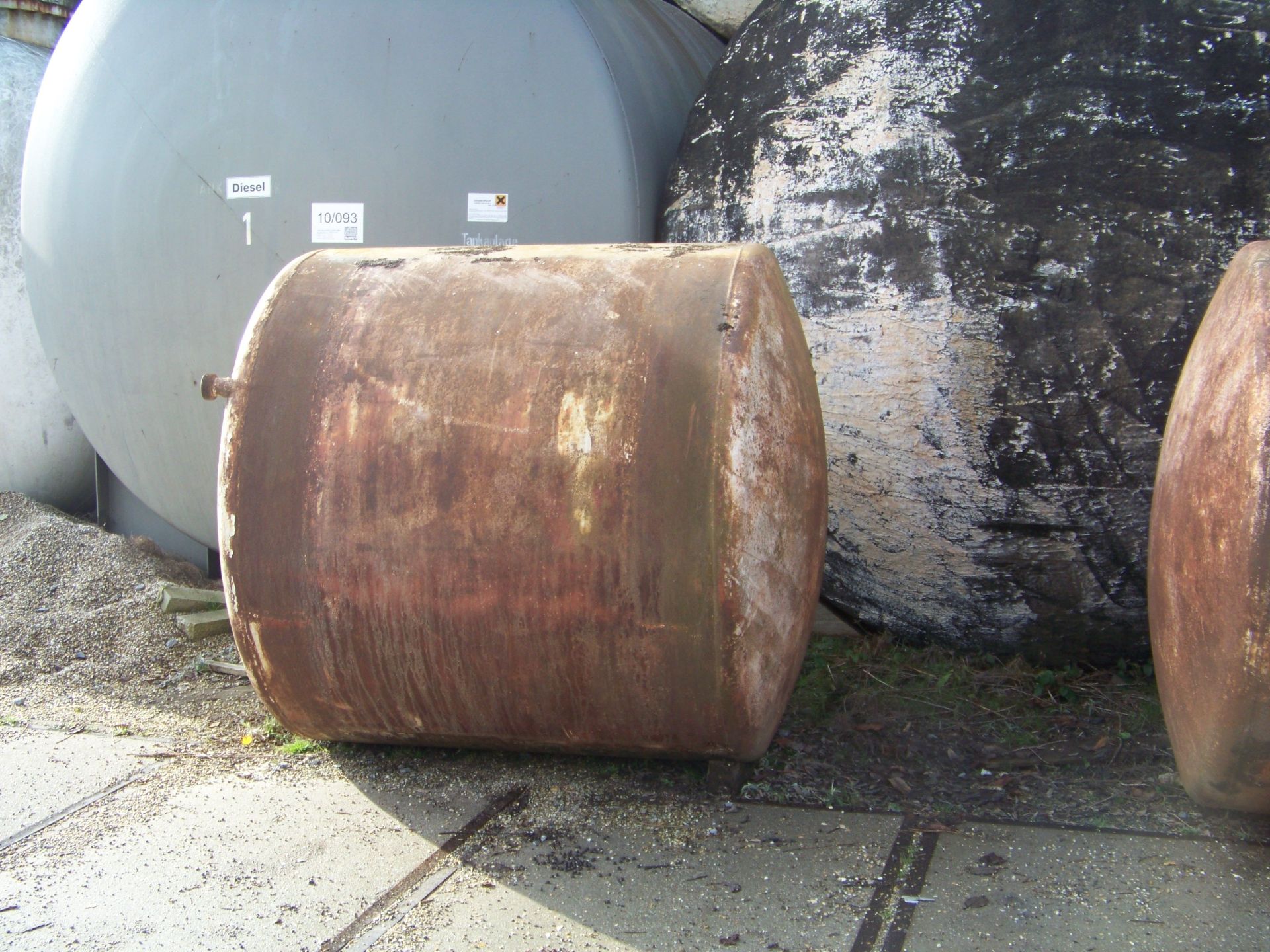 Liegender Stahlbehälter (Biertank) - gebraucht - (2)
