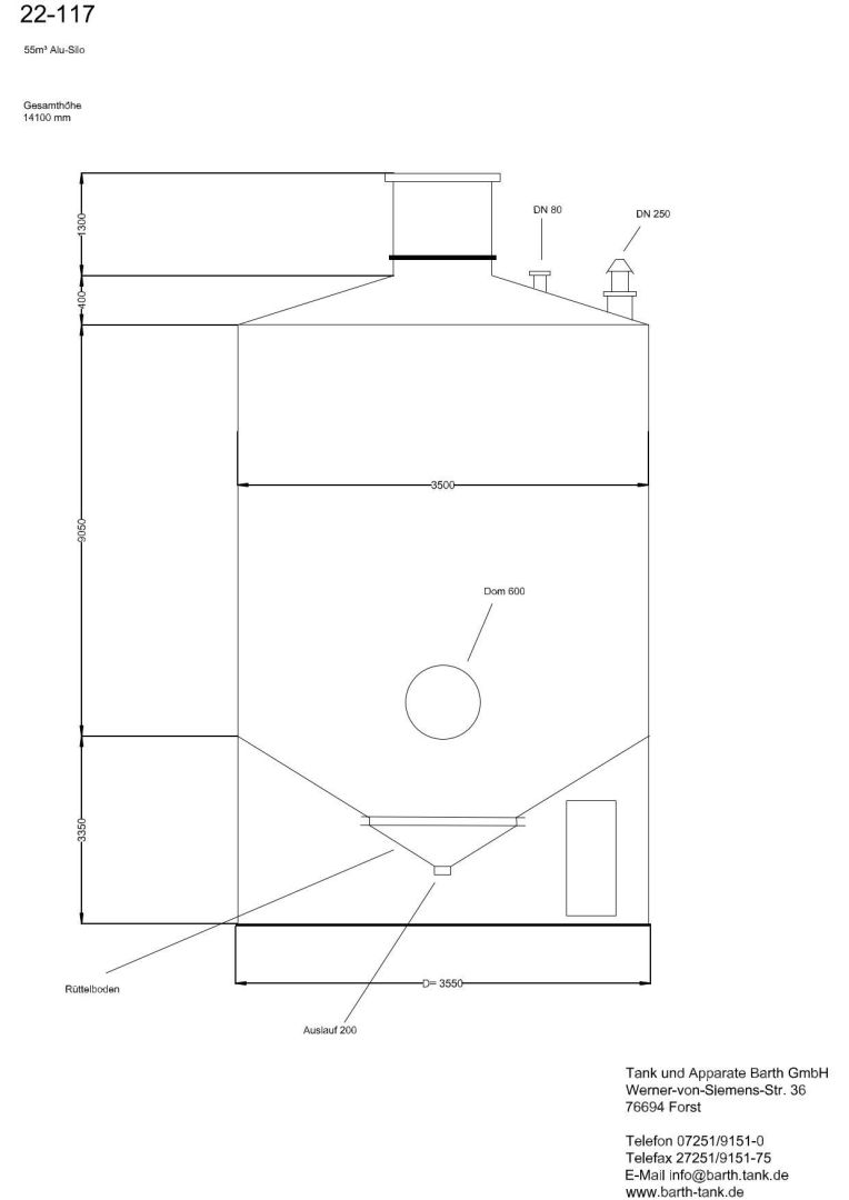 Aluminiumsilo (Stärkesilo) (5)
