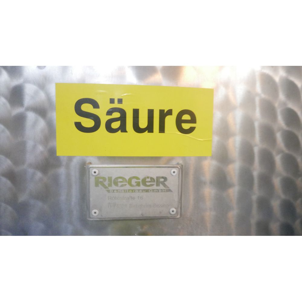 Edelstahlbehälter aus V2A, Säuretank (4)