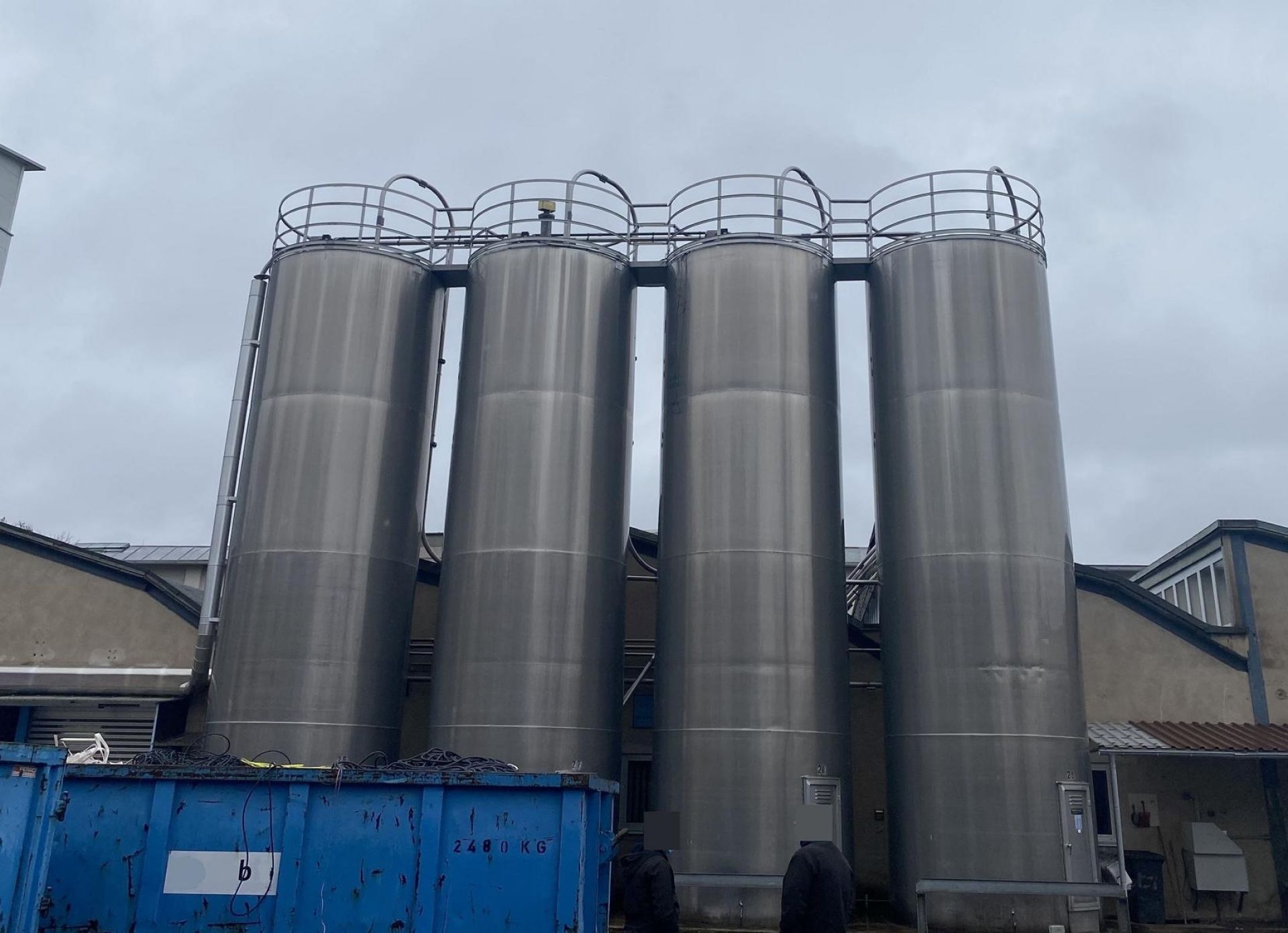 Aluminiumsilo, auf Standzarge (1)