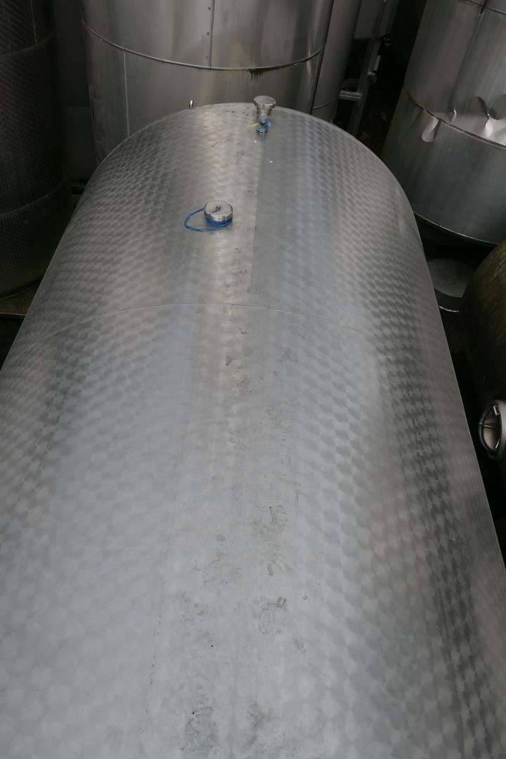 Lagerbehälter aus Edelstahl (V2A), liegend (3)