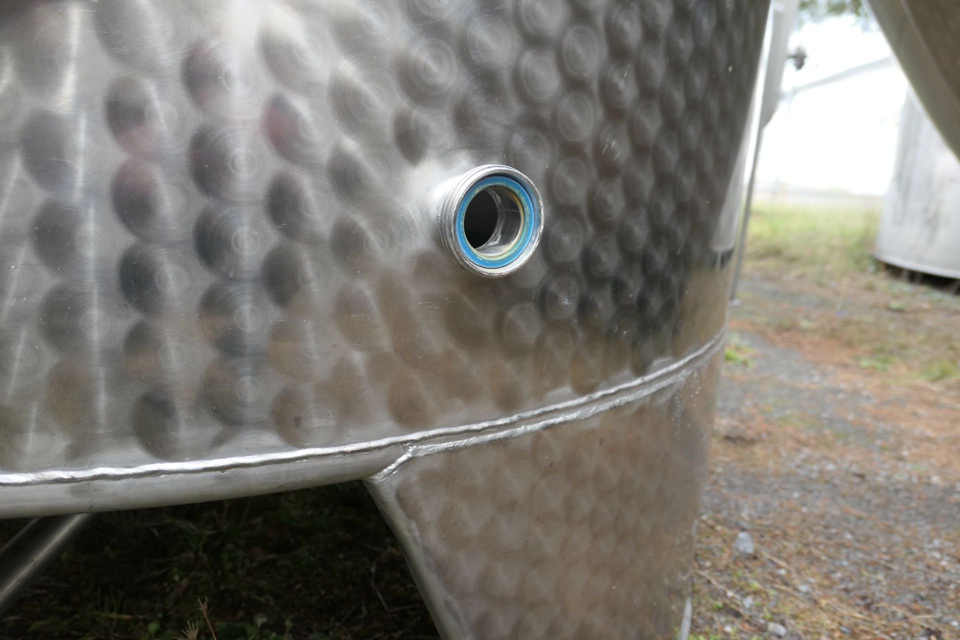 Lagerbehälter aus Edelstahl (V2A), stehend (3)