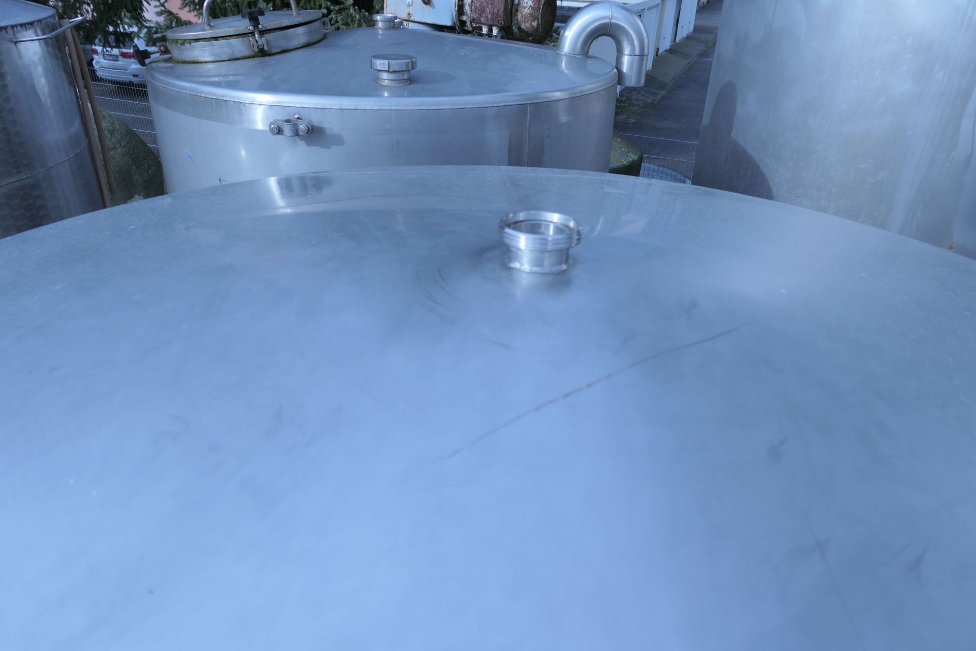 Lagerbehälter aus Edelstahl (V2A), stehend (5)