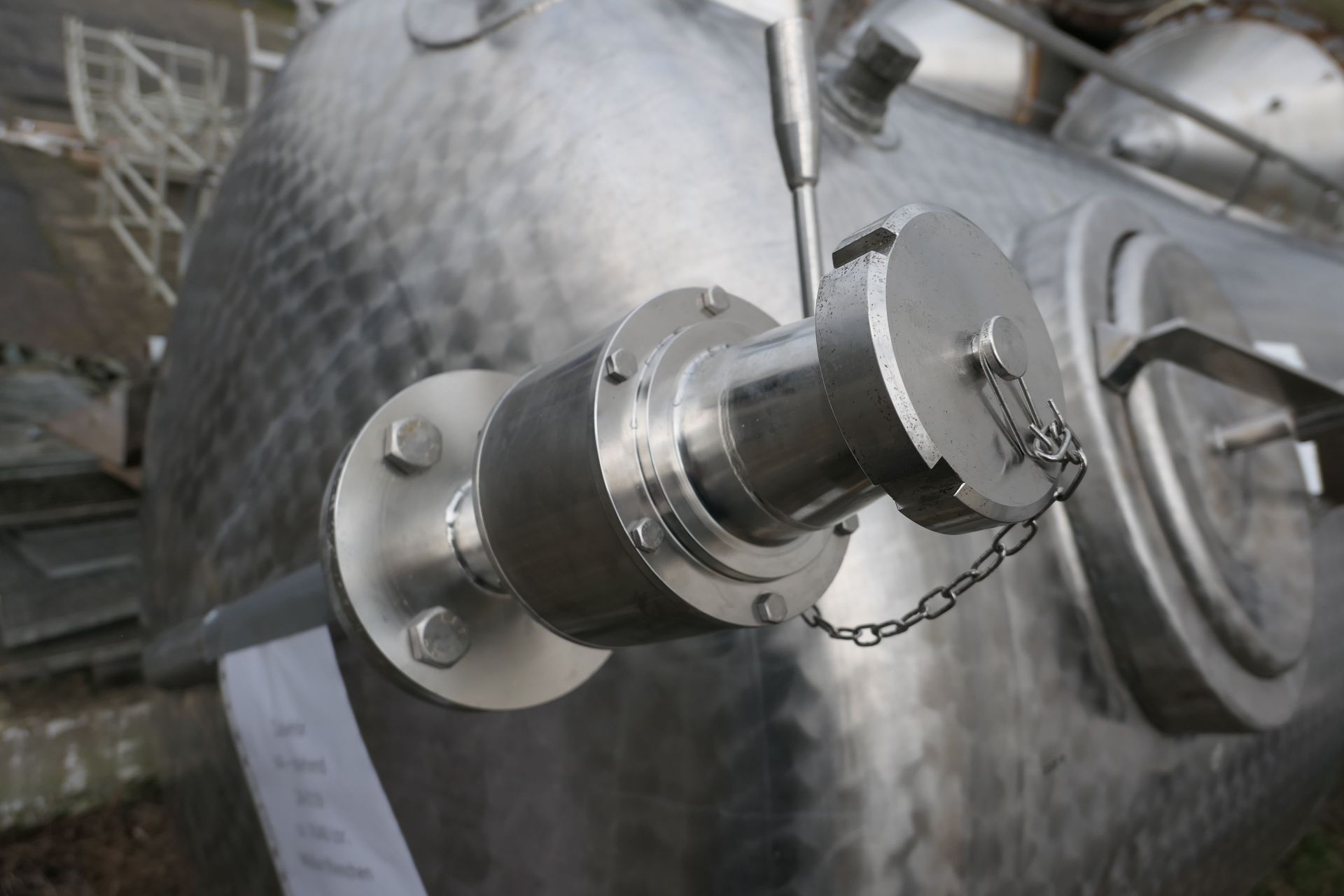 Lagerbehälter aus Edelstahl (V2A), stehend (4)