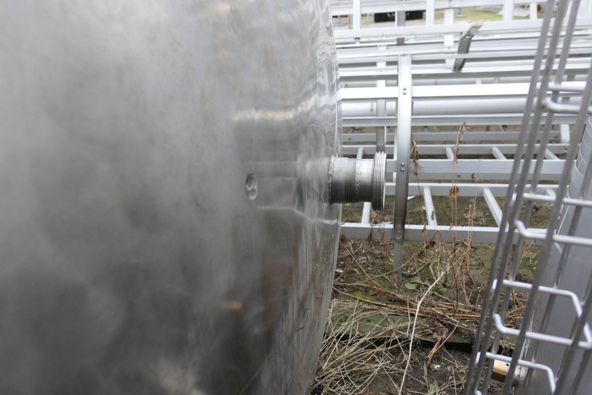 Lagerbehälter aus Edelstahl (V2A), stehend (5)