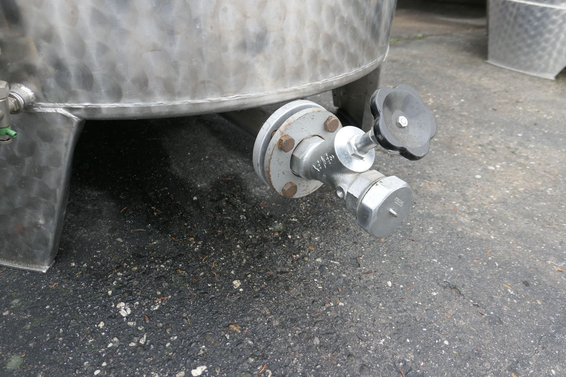 Lagerbehälter aus Edelstahl (V2A), stehend (5)