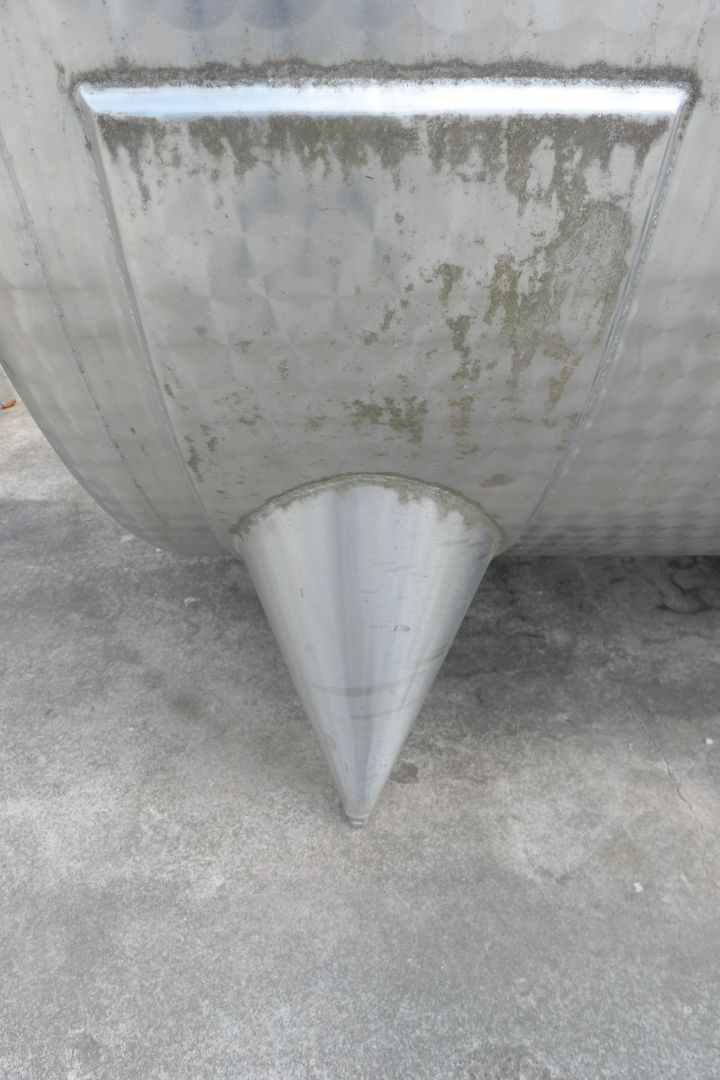 Lagerbehälter aus Edelstahl, liegend (5)