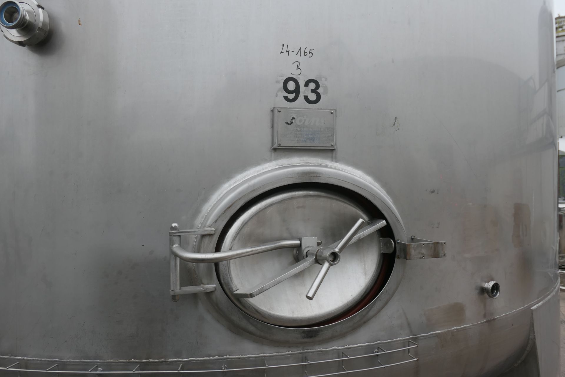 Rührwerkbehälter aus Edelstahl (V2A), stehend (4)