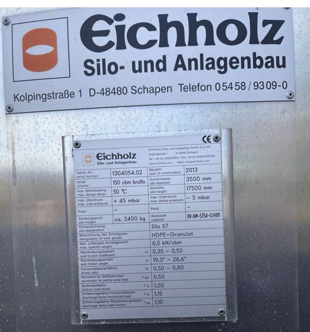 Aluminiumsilo, auf Fußring stehend (5)