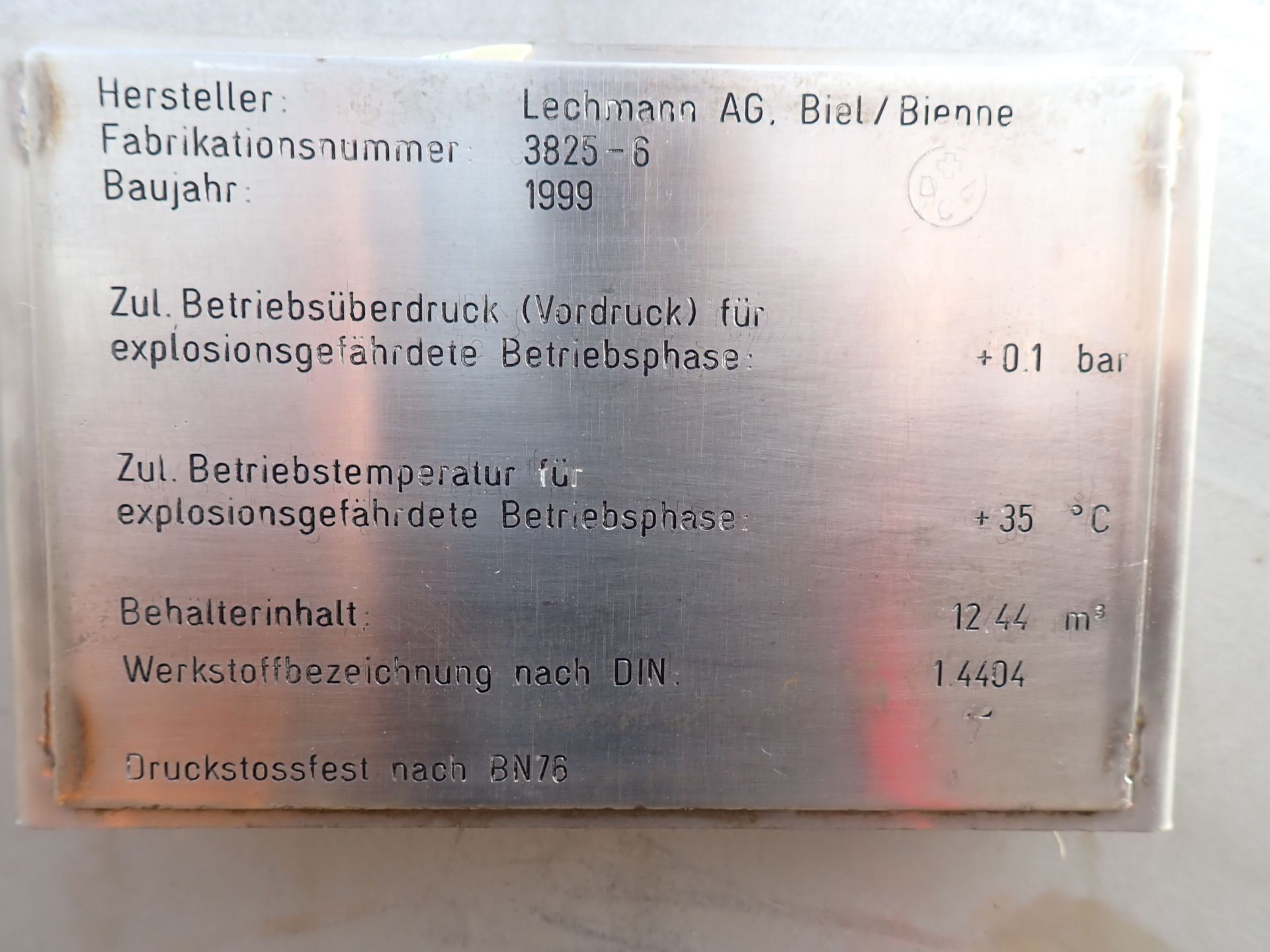 Druckbehälter aus Edelstahl (V4A), liegend (5)