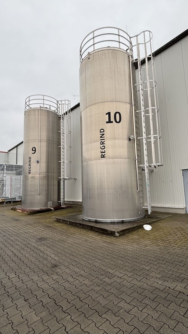 Aluminium-Lagersilo mit langer Standzarge, ø 3.000 (2)