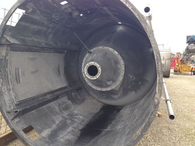 Aluminium silo with long skirt, 30 m³ (3)