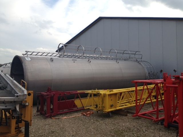 Aluminium silo with long skirt, 30 m³ (4)