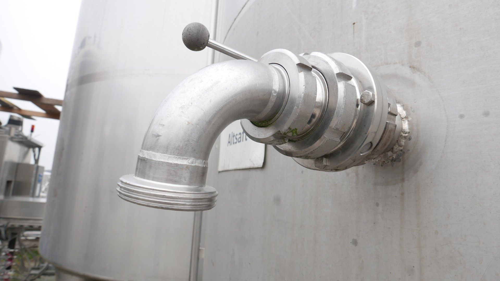 Rührwerkbehälter aus Edelstahl (V2A) ohne Rührwerk (5)