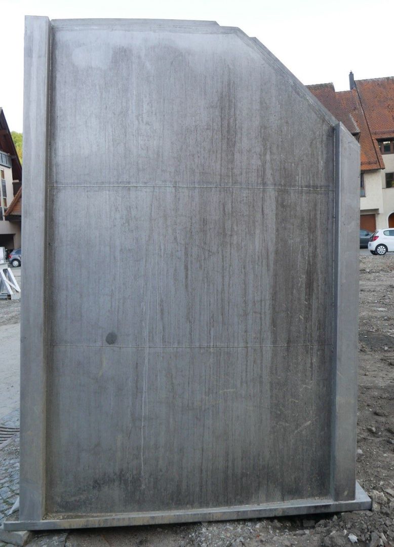 Lagerbehälter aus Edelstahl (V2A), kubisch (4)