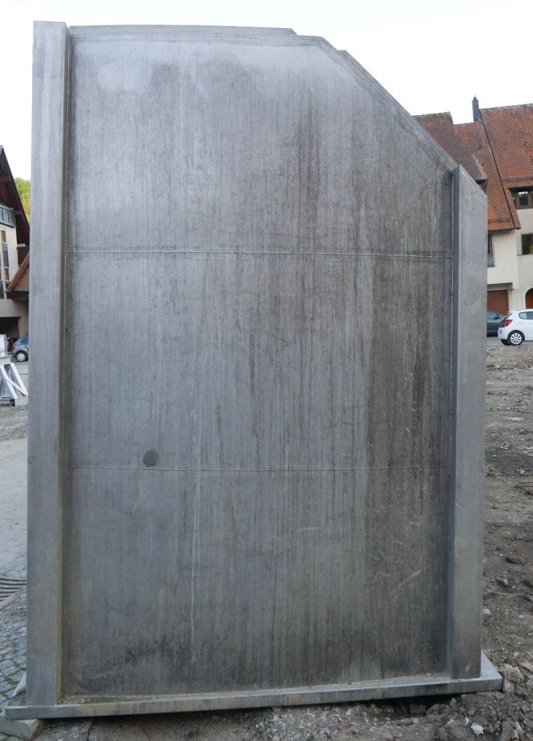 Lagerbehälter aus Edelstahl (V2A), kubisch (4)