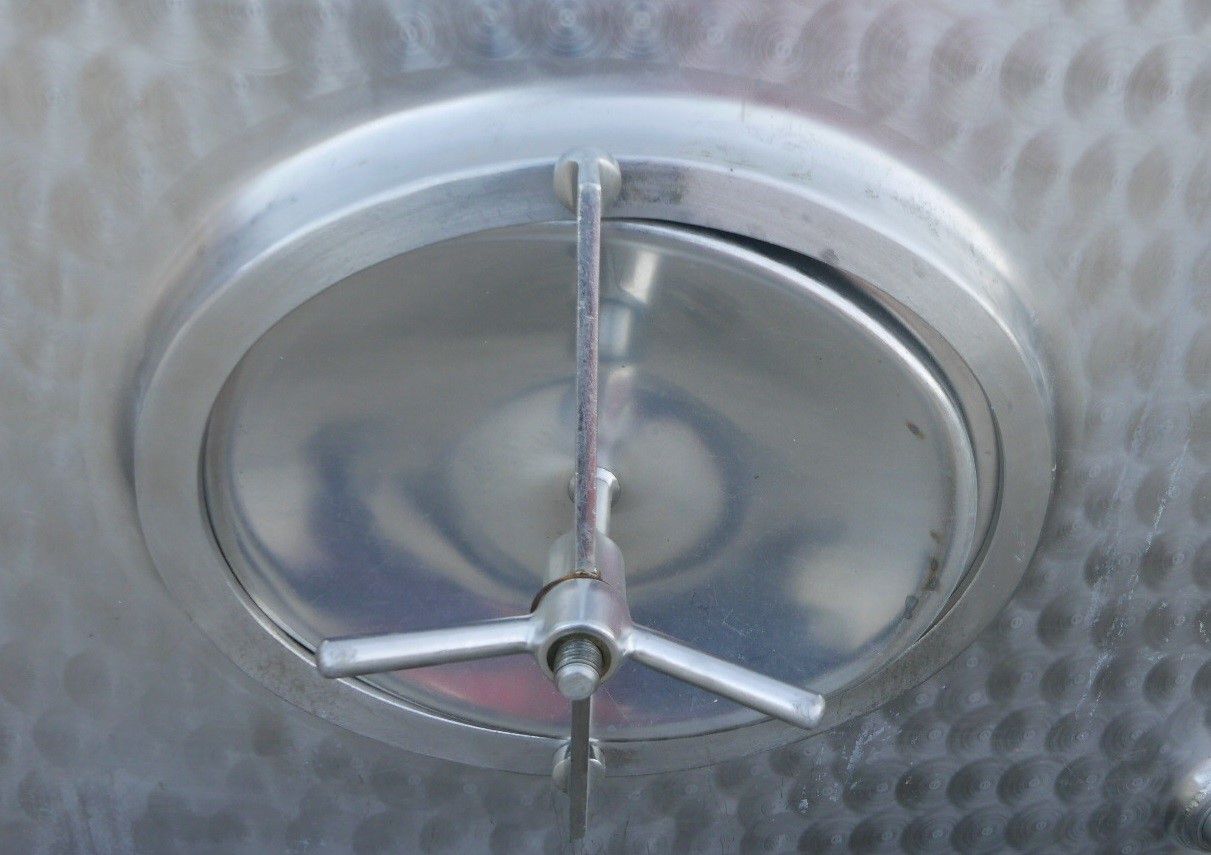 Lagerbehälter aus Edelstahl (V2A), kubisch (5)