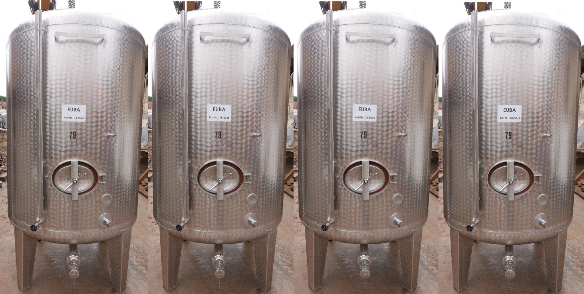 Lagerbehälter aus Edelstahl (V2A), WSt. 1.4301 (2)