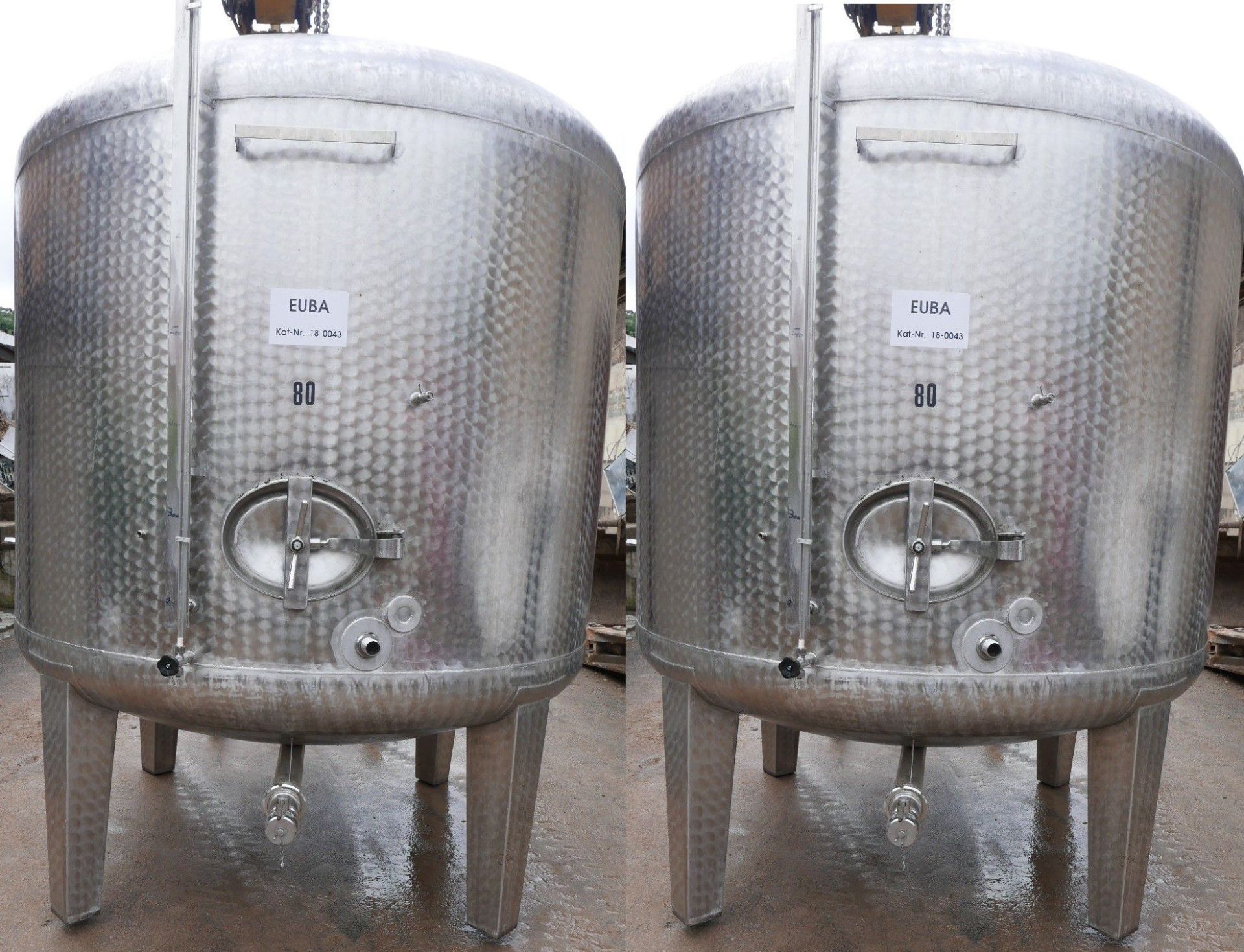 Lagerbehälter aus Edelstahl (V2A), WSt. 1.4301 (2)