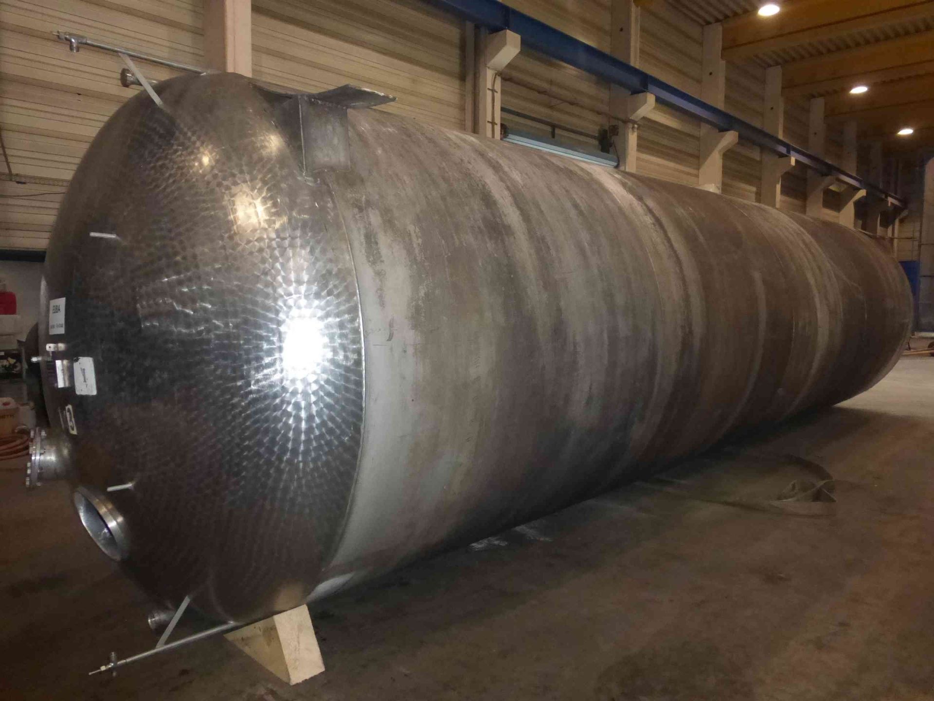 Rührwerksbehälter aus Edelstahl (V2A), liegend (3)