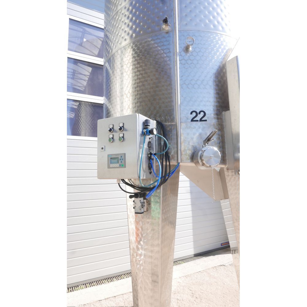 Rührwerkbehälter aus Edelstahl (V2A), liegend (3)