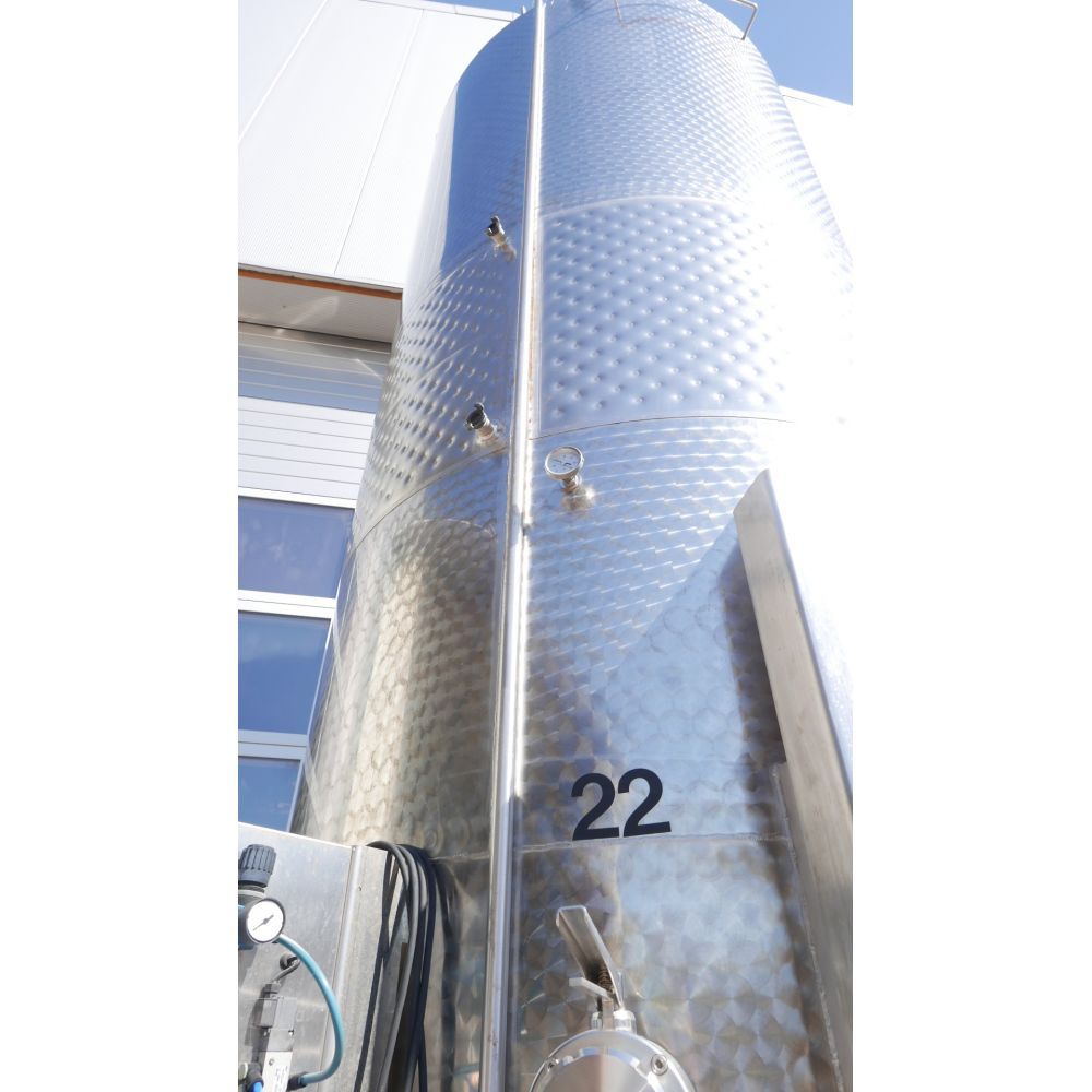 Rührwerkbehälter aus Edelstahl (V2A), liegend (5)