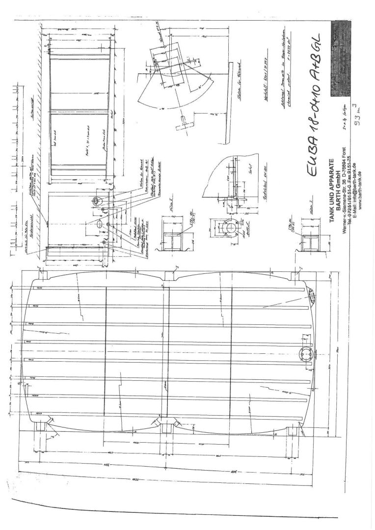 Rührwerksbehälter aus Edelstahl (V2A), Flachboden (5)