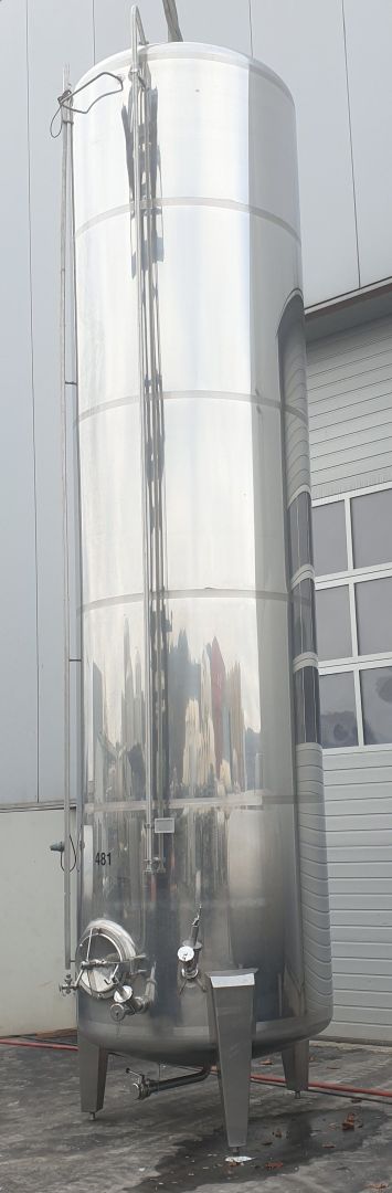 Lagerbehälter aus Edelstahl (V2A), stehend (2)
