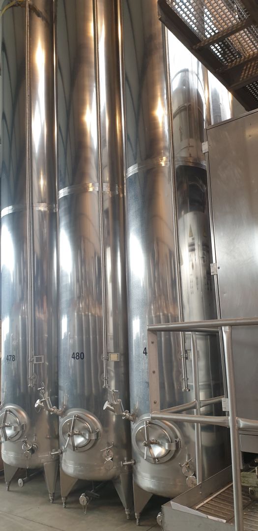 Lagerbeh&auml;lter aus Edelstahl (V2A), stehend (1)