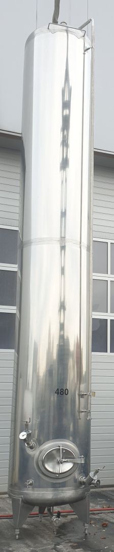 Lagerbehälter aus Edelstahl (V2A), stehend (4)