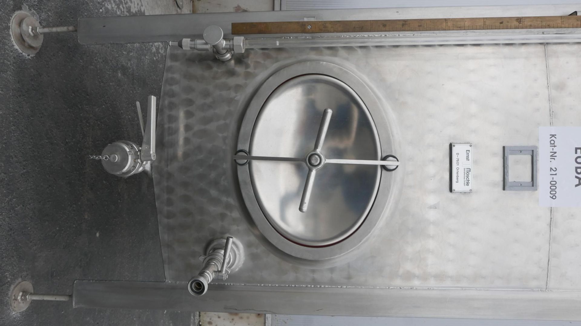 Lagerhälter aus Edelstahl (V2A), kubisch, stehend (2)