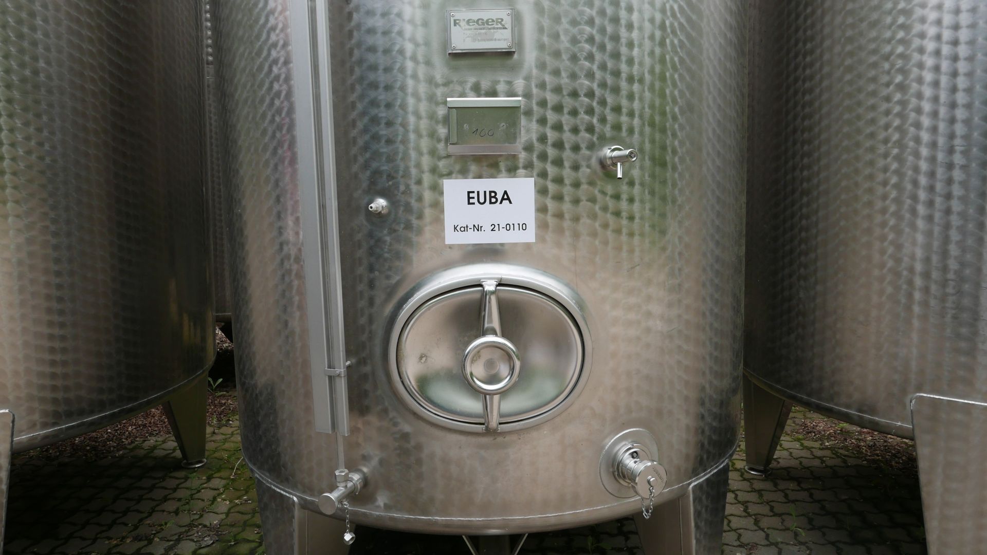 Edelstahlbehälter aus V2A, stehend (2)