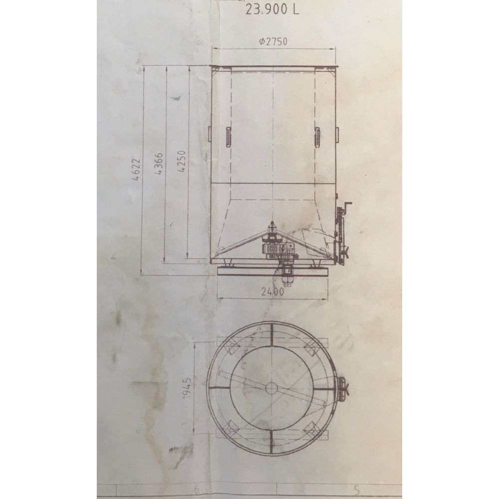 Edelstahl-Rührwerkbehälter aus V2A, stehend (3)
