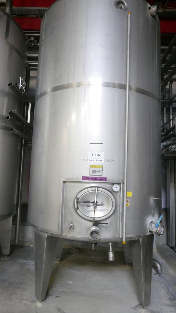 Edelstahlbeh&auml;lter aus V2A, stehend, mit Isolierung (1)