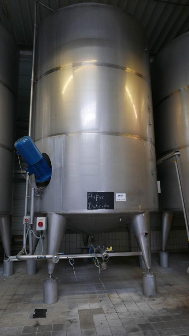 Edelstahl-R&uuml;hrwerkbeh&auml;lter aus V2A, stehend (1)