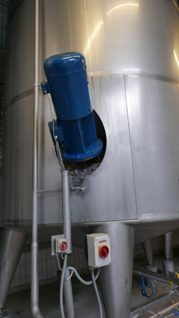 Edelstahl-Rührwerkbehälter aus V2A, stehend (3)